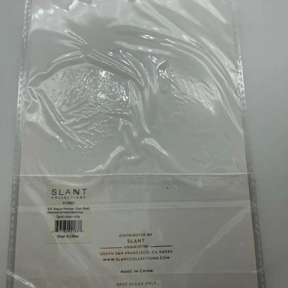 Shell Mermaid Sequined Patches, Set of 3, NWT - Picture 5 of 10